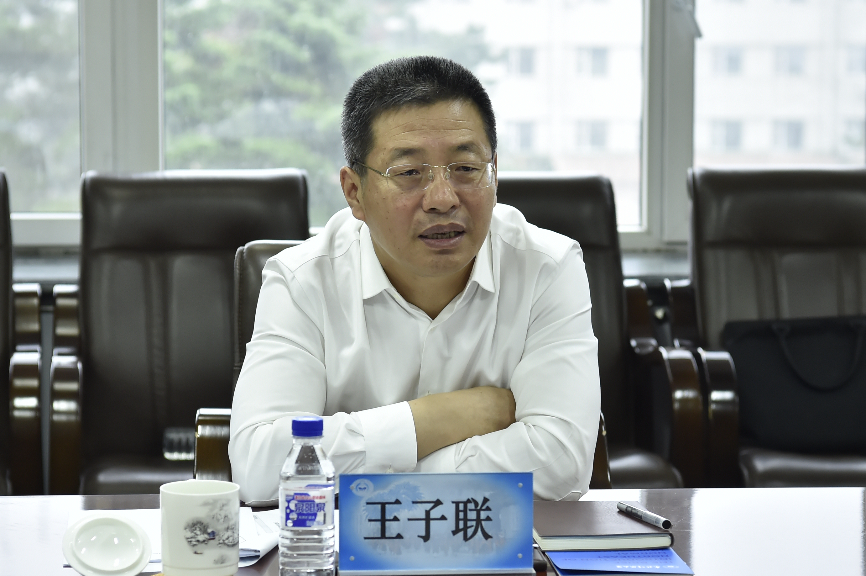 长春市委副书记,代市长王子联一行来校调研